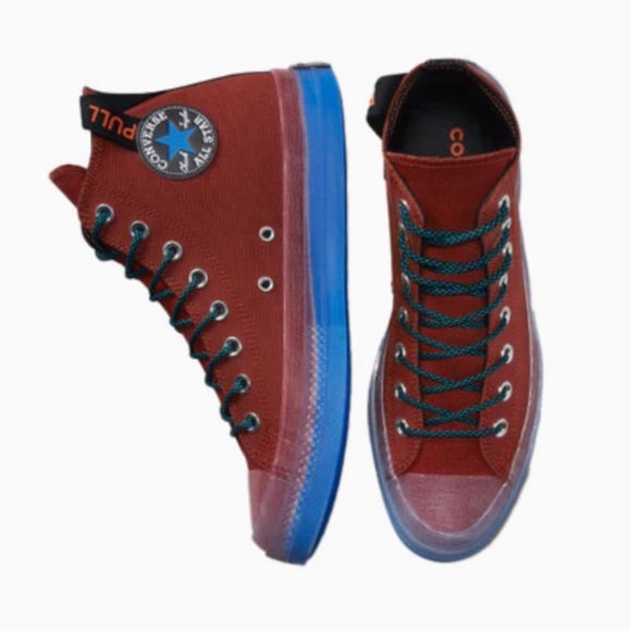 NEW Chuck Taylor All Star CX High Pull Tab Dark Terracotta A02037C Unisex M6 W8 - Picture 1 of 11